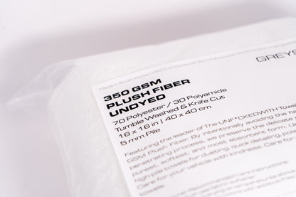 350 GSM Plush Fiber Undyed Towels 5-Pack