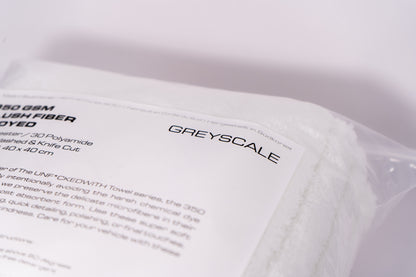 350 GSM Plush Fiber Undyed Towels 5-Pack